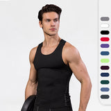 Men Compression Running Vest Shirt