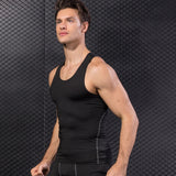 Men Compression Running Vest Shirt