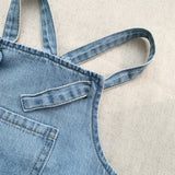 Spring Kids Boy Girl Cowboy Braces Rompers