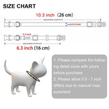Personalized ID Tag Cat Collar Bell Engraving Safety Breakaway Small Dog Nylon Adjustable for Puppy Kittens Necklace