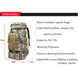 Waterproof Molle Camo Tactical Backpack