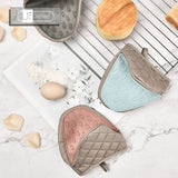 Gants isolants en coton et silicone pour four à micro-ondes, accessoire de cuisine, non ald, épais