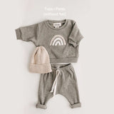 Newborn Sweatshirt + Pants Kids Suit Outfit Costume Sets