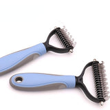 Pets Fur Knot Cutter Dog Grooming Shedding Tools Pet Cat Hair Removal Comb Brush Double Sided Pet Products Comb for Cats