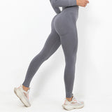 High Waist Seamless Yoga Leggings Sport Women Fitness Yoga Pants Solid  Elastic Push Up Leggings Women Workout Tight Sports Pant