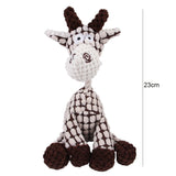 Fun Pet Toy Donkey Shape Corduroy Chew Toy For Dogs Puppy Squeaker Squeaky Plush Bone Molar Dog Toy Pet Training Dog Accessories