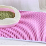 Waterproof Pet Cat Litter Mat Double Layer Pet Litter Box Mat Non-slip Sand Cat Pad Washable Bed Mat Clean Pad Products