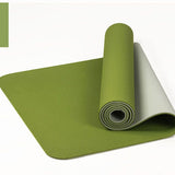183*61cm 6mm Thick Double Color Non-slip TPE Yoga Mat Quality Exercise Sport Mat for Fitness Gym Home Tasteless Pad