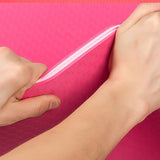 183*61cm 6mm Thick Double Color Non-slip TPE Yoga Mat Quality Exercise Sport Mat for Fitness Gym Home Tasteless Pad