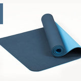 183*61cm 6mm Thick Double Color Non-slip TPE Yoga Mat Quality Exercise Sport Mat for Fitness Gym Home Tasteless Pad