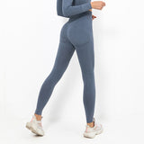 High Waist Seamless Yoga Leggings Sport Women Fitness Yoga Pants Solid  Elastic Push Up Leggings Women Workout Tight Sports Pant