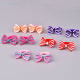 10 PCS Lovely Flower Princess Headwear Headdress Children Hair Ropes Girls Hair Accessories Kids Elastic Hair Bands