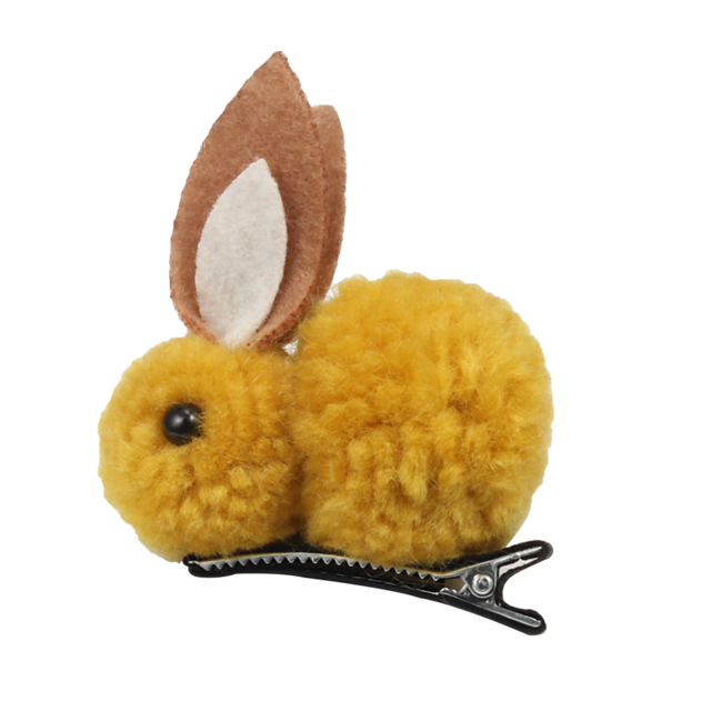 Korean Children's Hair Clips Cute Rabbit Elastic Hair Rubber Bands Winter Plush Bunny Hairpins Headband Girls Hair Accessories