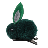 Korean Children's Hair Clips Cute Rabbit Elastic Hair Rubber Bands Winter Plush Bunny Hairpins Headband Girls Hair Accessories