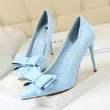 Cute bow women high heel