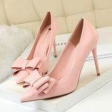 Cute bow women high heel