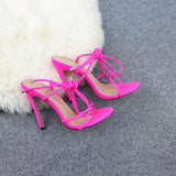 Ankle Cross Strap Sandals