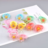 10 PCS Lovely Flower Princess Headwear Headdress Children Hair Ropes Girls Hair Accessories Kids Elastic Hair Bands