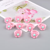 10 PCS Lovely Flower Princess Headwear Headdress Children Hair Ropes Girls Hair Accessories Kids Elastic Hair Bands