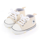 Baby Canvas Classic Sports Sneakers Newborn Baby Boys Girls Print Star First Walkers Shoes Infant Toddler Anti-slip Baby Shoes