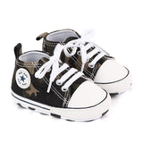 Baby Canvas Classic Sports Sneakers Newborn Baby Boys Girls Print Star First Walkers Shoes Infant Toddler Anti-slip Baby Shoes
