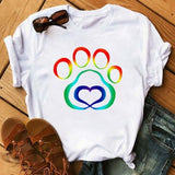 Dogs Paws Funny T Shirt