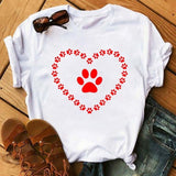 Dogs Paws Funny T Shirt