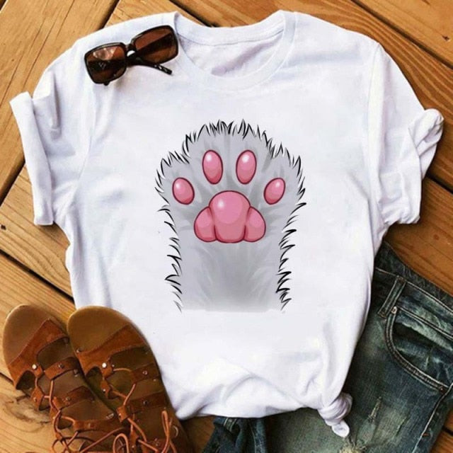Dogs Paws Funny T Shirt