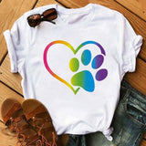 Dogs Paws Funny T Shirt