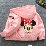 Autumn New Children's Clothing Cartoon Minnie Jacket Boys Girls Baby Outing Clothes Jacket Children Zipper Cardigan Jacket