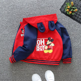 Autumn New Children's Clothing Cartoon Minnie Jacket Boys Girls Baby Outing Clothes Jacket Children Zipper Cardigan Jacket