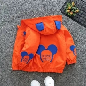 Autumn New Children's Clothing Cartoon Minnie Jacket Boys Girls Baby Outing Clothes Jacket Children Zipper Cardigan Jacket