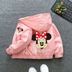 Autumn New Children's Clothing Cartoon Minnie Jacket Boys Girls Baby Outing Clothes Jacket Children Zipper Cardigan Jacket