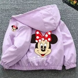Autumn New Children's Clothing Cartoon Minnie Jacket Boys Girls Baby Outing Clothes Jacket Children Zipper Cardigan Jacket
