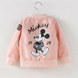 Autumn New Children's Clothing Cartoon Minnie Jacket Boys Girls Baby Outing Clothes Jacket Children Zipper Cardigan Jacket