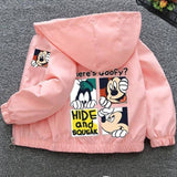 Autumn New Children's Clothing Cartoon Minnie Jacket Boys Girls Baby Outing Clothes Jacket Children Zipper Cardigan Jacket