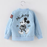 Autumn New Children's Clothing Cartoon Minnie Jacket Boys Girls Baby Outing Clothes Jacket Children Zipper Cardigan Jacket