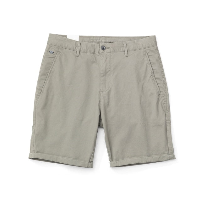 SIMWOOD 2021 summer new  Enzyme Washed shorts men classical knee length solid color pants high quality plus size shorts SJ130359