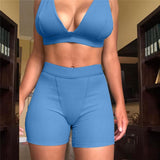 Women High Waist 2PCS/Set