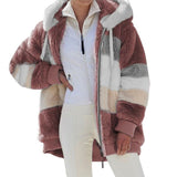 Winter Ladies Hooded Plush Jacket