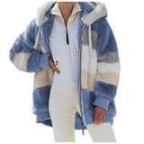 Winter Ladies Hooded Plush Jacket