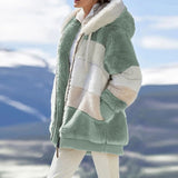 Winter Ladies Hooded Plush Jacket