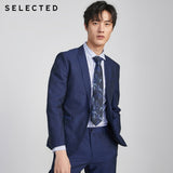 SELECTED New Cotton & Linen Blended Business Casual Men's Slim Blazer S|420272501