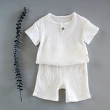Children's clothing boys and girls baby short-sleeved summer suits pure cotton 2021 new children's tops summer T-shirts P4300